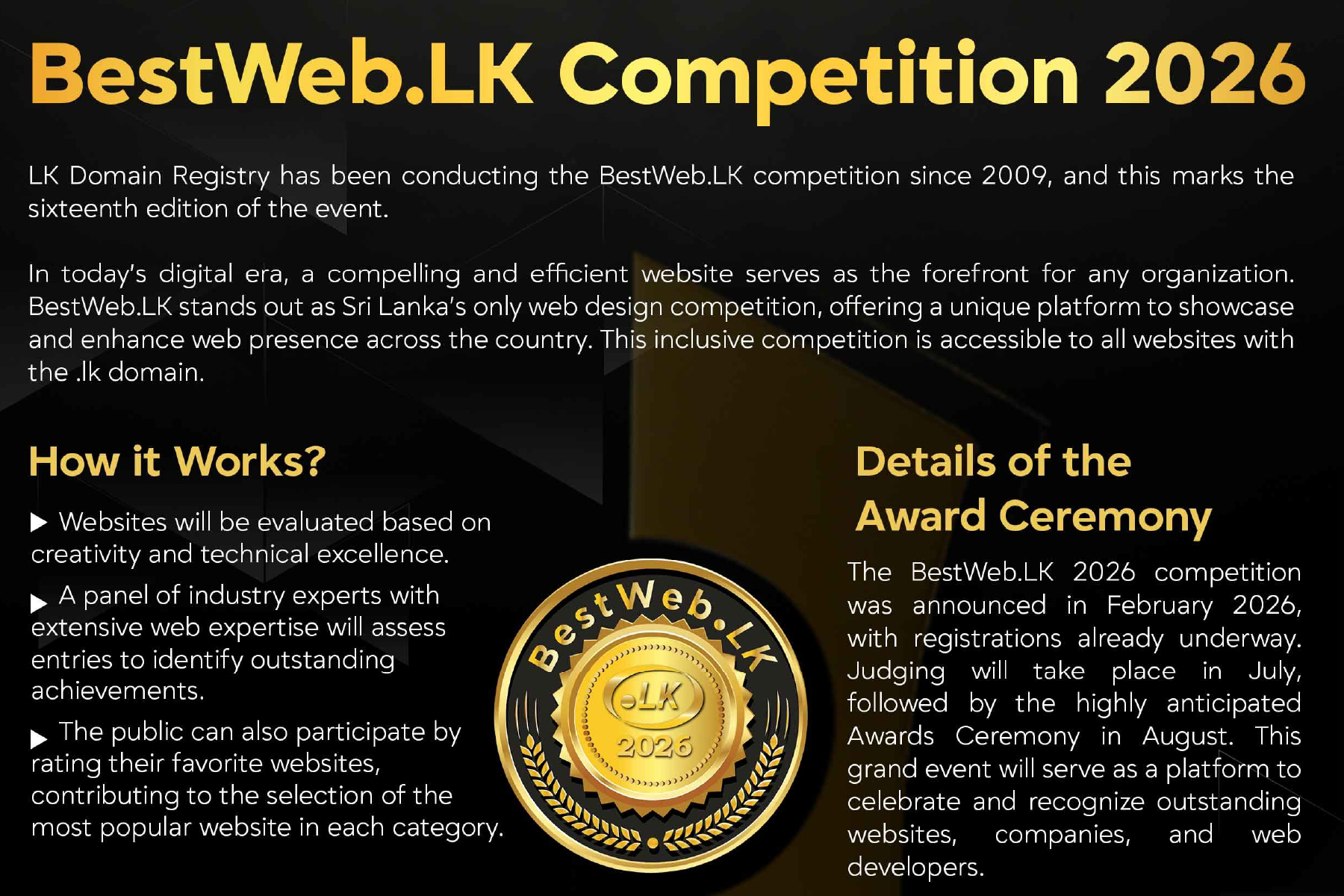 BestWeb.LK 2026 Corporate Flyer